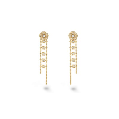 CHANEL BOUTON DE CAMÉLIA SUPPLE TRANSFORMABLE EARRINGS J12837